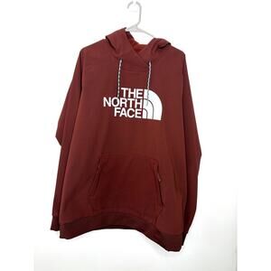 The North Face Men's Tekno Logo Pullover Hoodie Sz L Sumac/White Outdoors